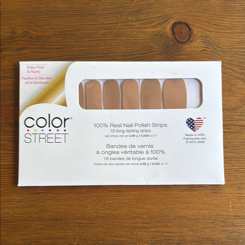 Color Street Nail Polish Strips Sands of Time